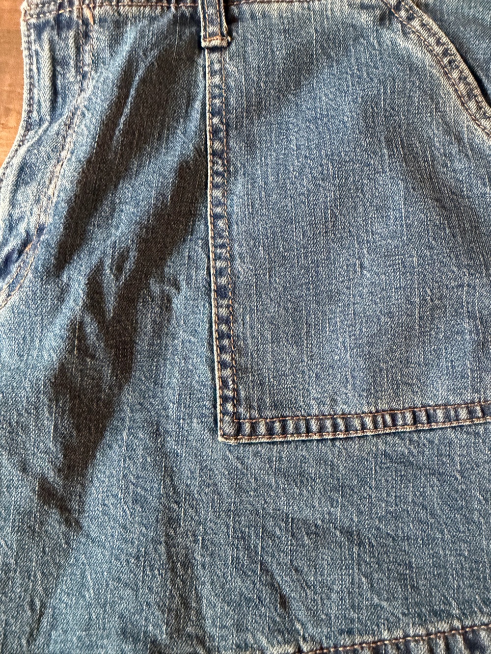 NWT Abercrombie & Fitch women’s denim Jean shorts loose fit high rise 90s Sz 32 - Picture 9 of 11
